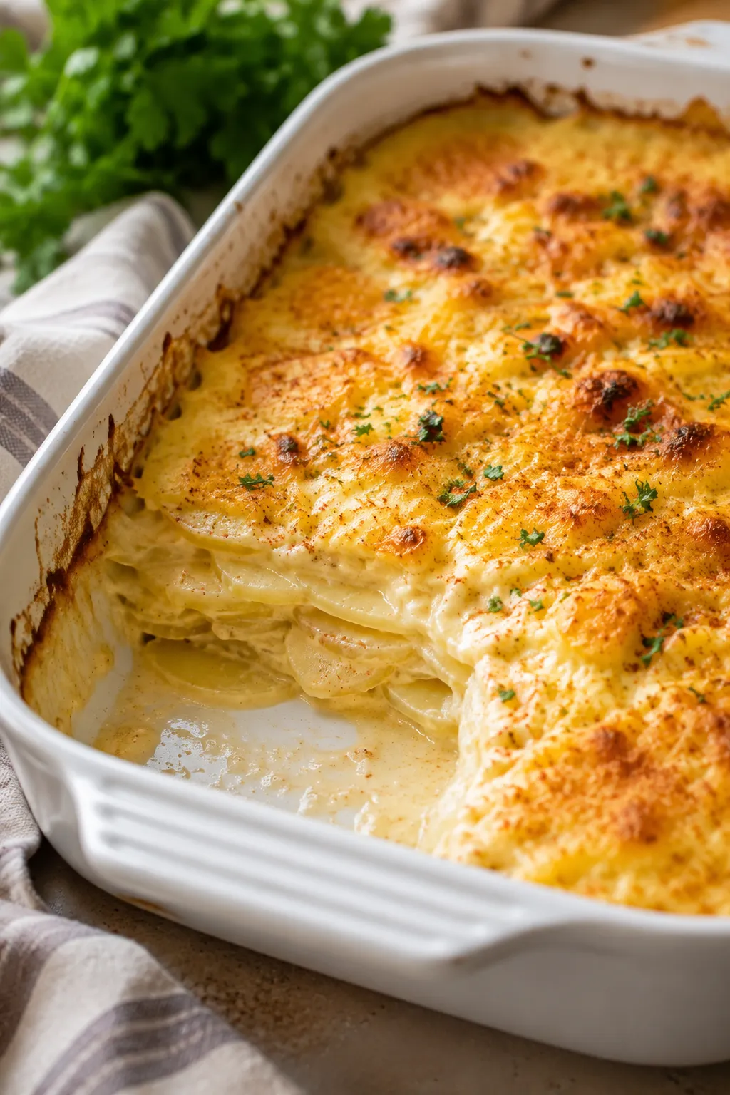 scalloped potatoes